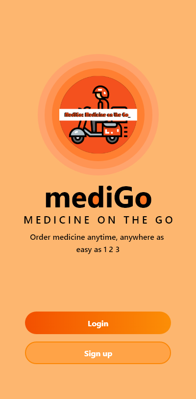 MediGo Loading Screen ui