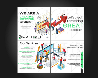 Social Media Posts for Ninehash Technologies branding design graphic design illustration logo vector