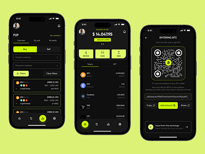 PANWALEET | UX/UI | MOBILE APP app crypto cryptocurrency cryptowallet design graphic design logo mobile ui ui design ux uxui