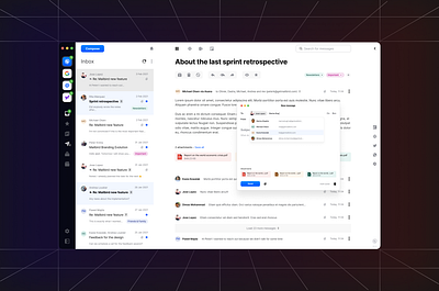 Reimagined mail experience ui