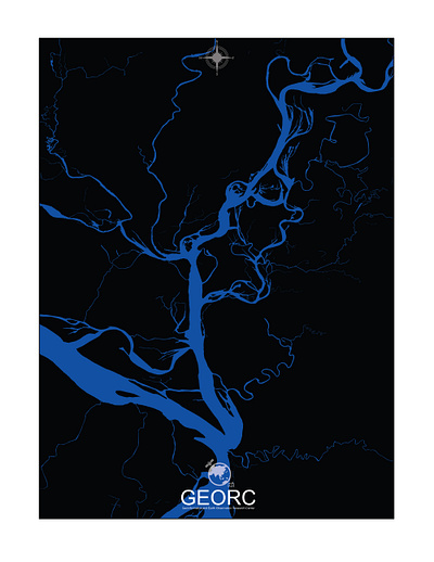 A story of nature that is never old and connects us all with its bangladesh cartography design graphic design map network river