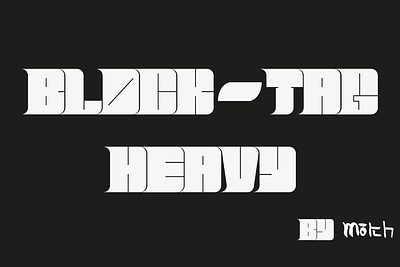 Block-Tag Heavy | Free Font display font free free font freebie graffiti type typeface