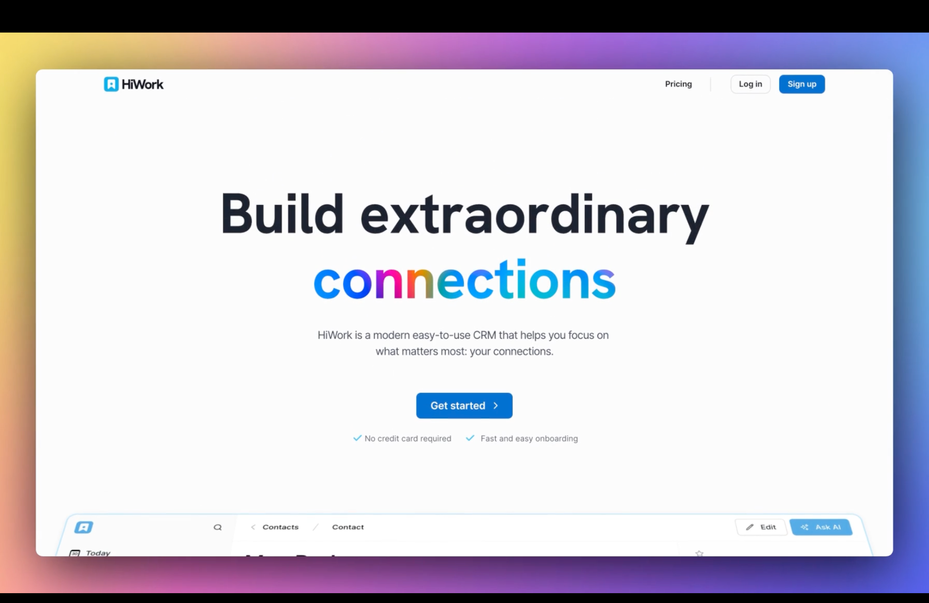 CRM website animations crm ui ux design web animations web design website