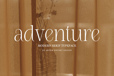 Adventure - Modern Serif Typeface display font elegant free free font freebie luxury modern serif type typeface