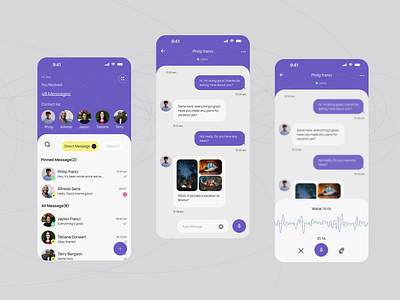 Chat app android app app design app illustration chat design illustration interaction ios ios design message mvp top mobile app ui user experience user interface ux