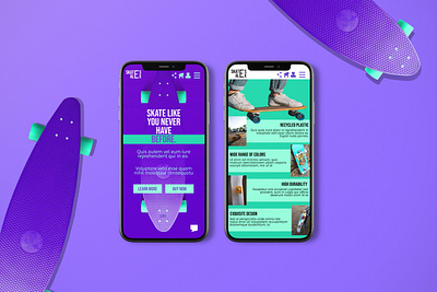 Skateboard eCommerce UI Design app branding creative design design graphic design icons mobile design product design ui vector web design