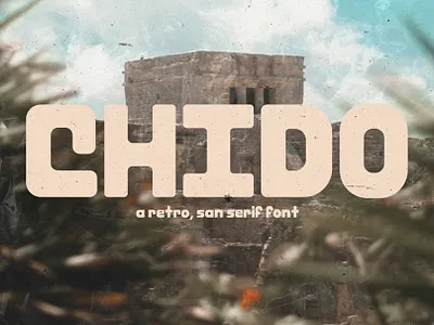 Chido - Free Retro Sans Serif Font display font free free font freebie freebies retro sans sans serif type typeface vintage