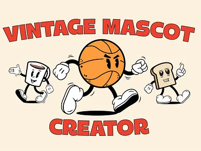 Vintage Mascot Creator Kit character free freebie illustration logo mascot pack vintage