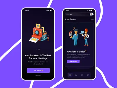 Daily task App Redesign 3d animation app appdesign branding design graphic design illustration landing page logo motion graphics ui vector
