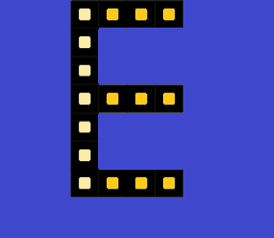 Letter E digital art e font illustration letter uppercase