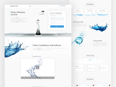 Landing Page _ branding graphic design logo ui