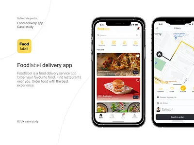 Food Delivery App Concept app branding food delivery app mobile mobile app ui uiux design ux