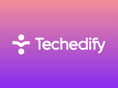 Techedify - Logo Animation animated animation branding design logo logo animation motion motion design motion graphics