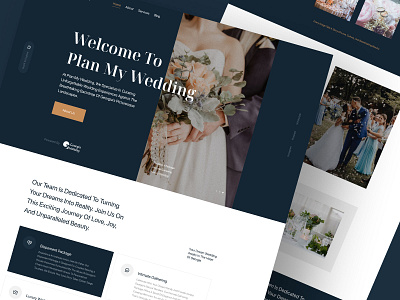 Planmywedding.com - Website Design clean elegant invitation homepage landing landing page married landing page married website minimal ui ux web design web site webdesign wedding wedding brochure wedding design wedding homepage wedding invitation wedding web wedding website
