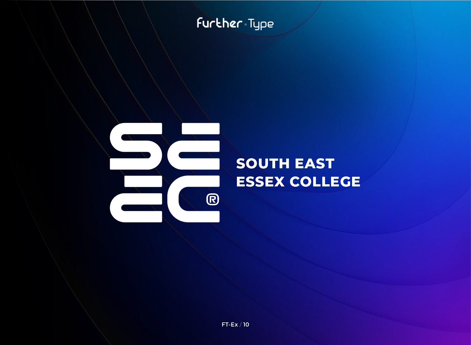 SEEC Logotype brand design branding design graphic design identity logo logo font logotype modern type design typographic y2k