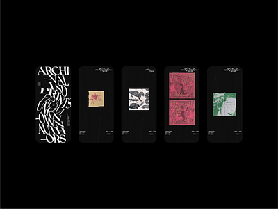 ARCHIVAL LSD — 002 branding creative direction design editorial graphic design mobile ui web