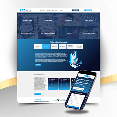Web Design of Business Website branding graphic design ui web design