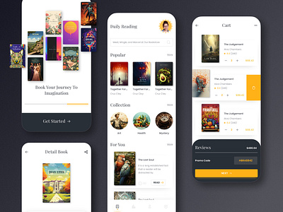 Bookies Book App Unleash the Power of Words animation app app design blockchain branding graphic design interface logo mobile app mobile application ui user interface ux