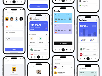 Wincoe Digital Wallet App 3d illustration app design app ui ux design banking app clean crypto app currency finance app marketplace minimal mobile app onboarding ui design ui ux user interface ux design wallet wallet app