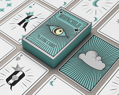 Moonchild Playing Cards branding design graphic design illustration minimal design playing cards typography vector