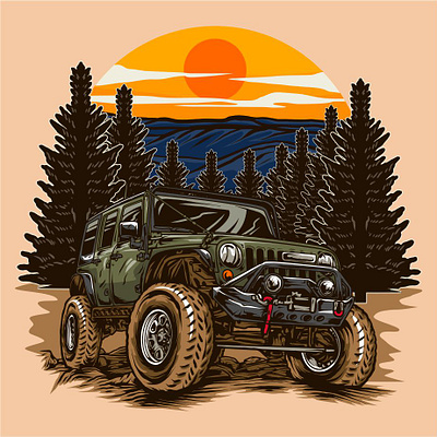 offroad nature 4x4 graphic design nature vehicle