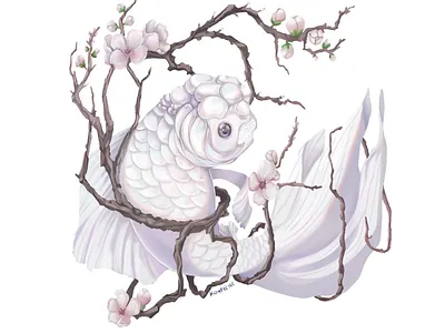 Opal Blossoms clipstudiopaint concept design graphic design illustration