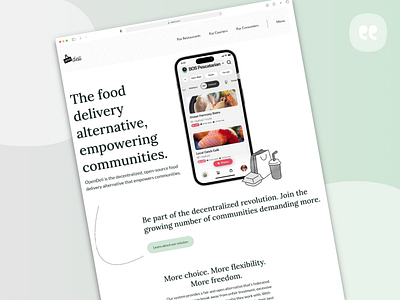 Princeton University Open Source Project: Open Deli illustration landing page ui