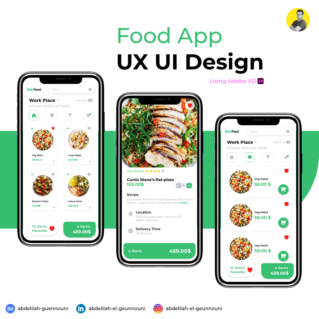 Food | Mobile App | UX/UI Design app design front end mobile app ui ux ux ui