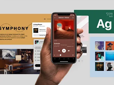 Symphony Moodboard 3 graphic design ui