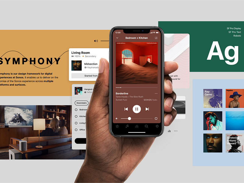 Symphony Moodboard 3 graphic design ui