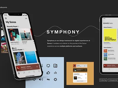 Symphony Moodboard 4 graphic design product design ui