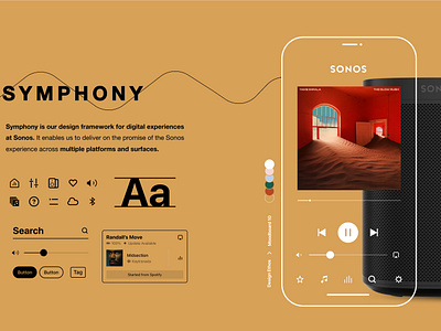 Symphony Moodboard 5 graphic design product design ui