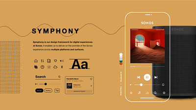 Symphony Moodboard 5 graphic design product design ui