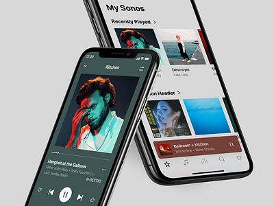 Sonos S2 Showcase app app design design music product design ui ui design user interface