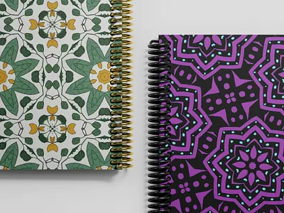 Geometric Art: Floral Elements graphic design pattern