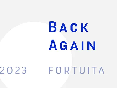 Back Again font typedesign typography