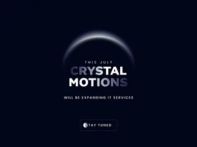 Crystal Motions graphic design