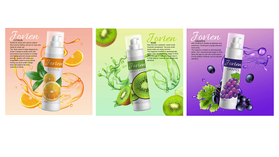Fruity Fragrance animation branding design fujiwara08 graphic design motion graphics photoshop social media video editing