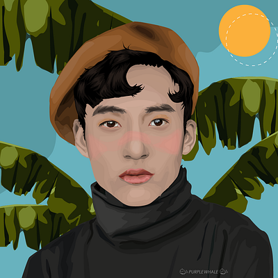 Boy Portrait Illustration colourful creative design creative work design designing graphic design illustrate illustration illustrator painting portrait portraitillustration sketch vector vector graphics