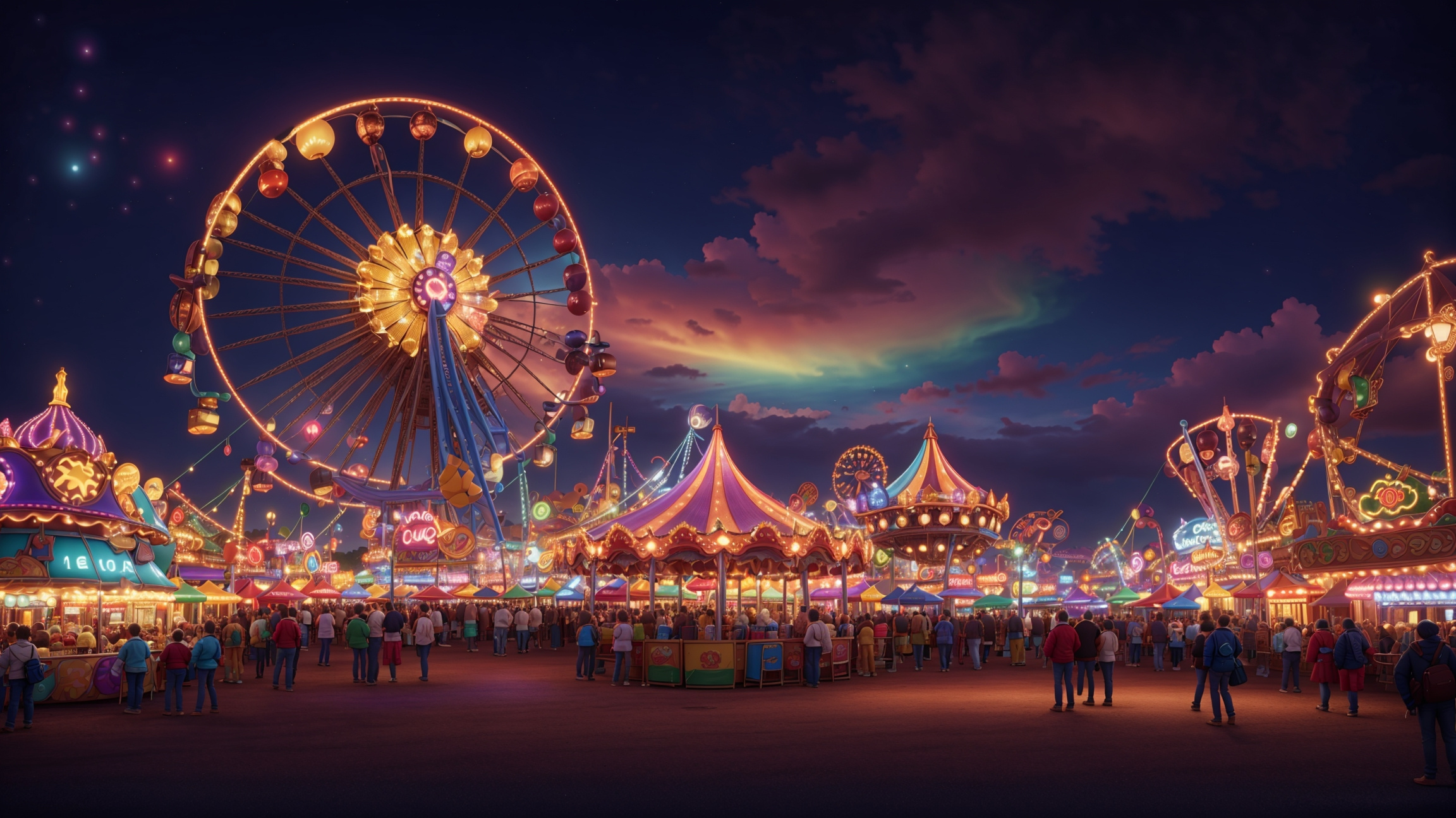 Night Extravaganza: A Mesmerizing Carnival Experience by Delia Wright ...