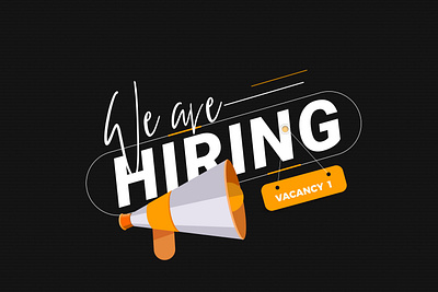 We are Hiring Vacancy Concept Poster Template job interview