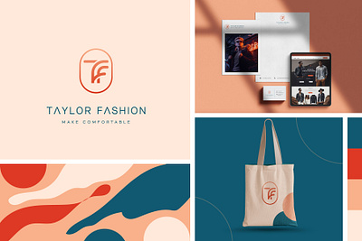 Taylor Fashion logo branding fashion fashion logo logo logo mark minimalist logo modern logo tf logo