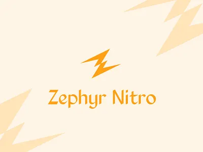 Logo Design | Zephyr Nitro brand branding design graphic design illustration light lighting logo logo design nitro speed vector virtual identify