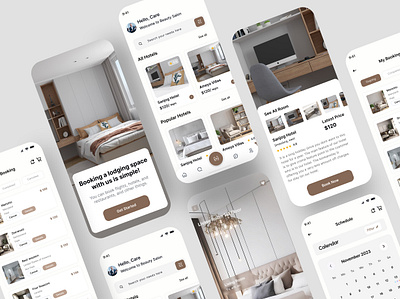 Hotel Booking App app app design application design graphic design hotel hotel booking hotel booking app hotel mobile app interface design ios mobile mobile app mobile app design popular hotel reservation ui ux vacation