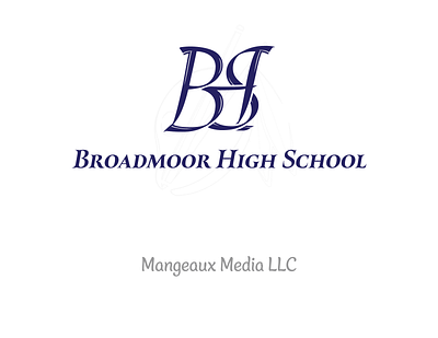 Broadmoor High School graphic design logo