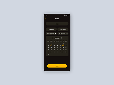 Calendar 038 app design branding calendar clean dailyui design ui ux