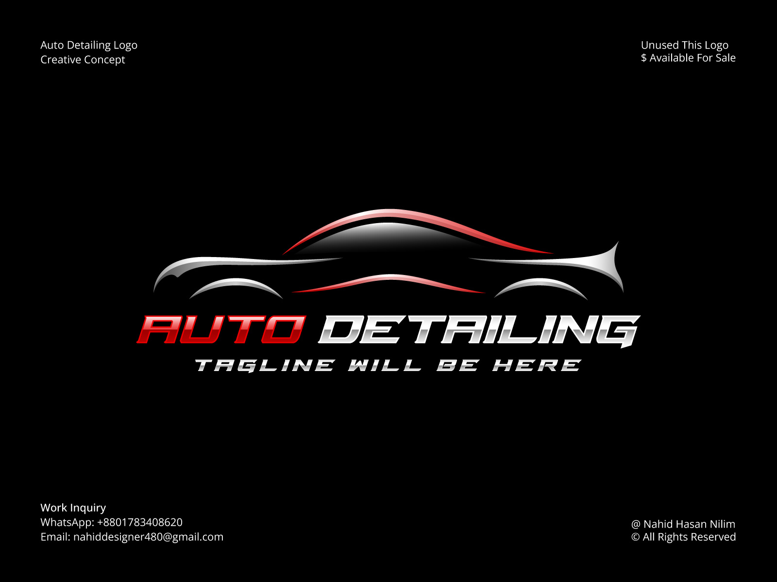 Car Logo, Auto Detailing Logo, Automotive Logo Design Template by Nahid ...