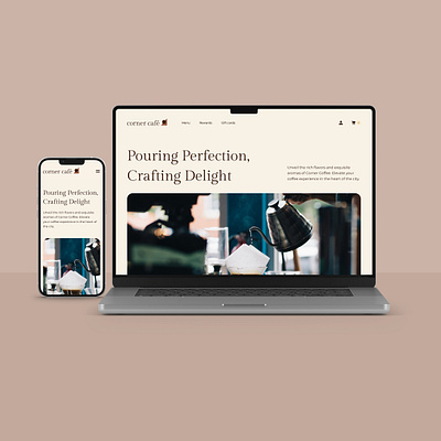 corner café -1- design ui ux webdesign