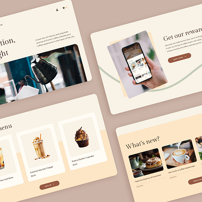 corner café -2- design ui ux webdesign