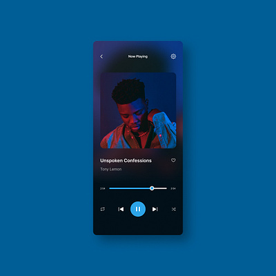 SoundWave - music player app app appdesign design ui ux